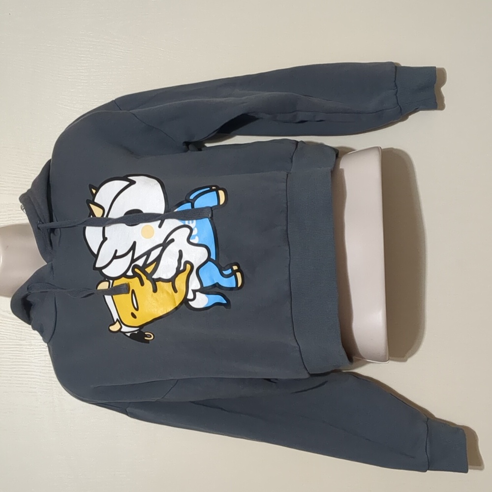 Tokidoki x Gudetama Cropped Hoodie Size SMALL